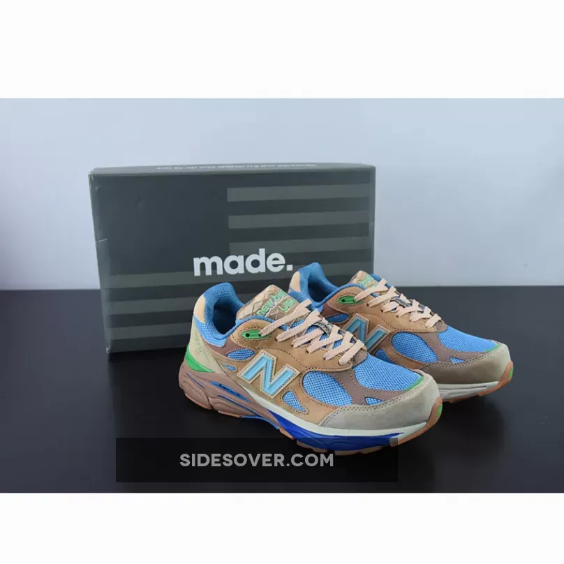 Joe Freshgoods x New Balance 990v3 'Outside Clothes' Beige/Aqua-Green / joe fresh goods new balance 990v3