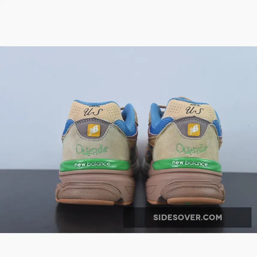 Joe Freshgoods x New Balance 990v3 'Outside Clothes' Beige/Aqua-Green / joe fresh goods new balance 990v3