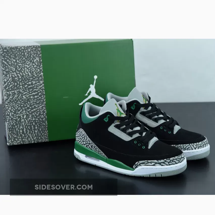 Air Jordan 3 Retro ‘Pine Blue’ | grey cement 3s CT8532-030