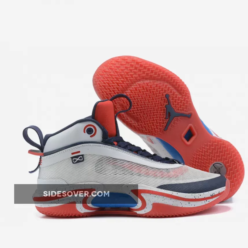 Air Jordan 36 White Red Blue Navy 1675865455 Restock