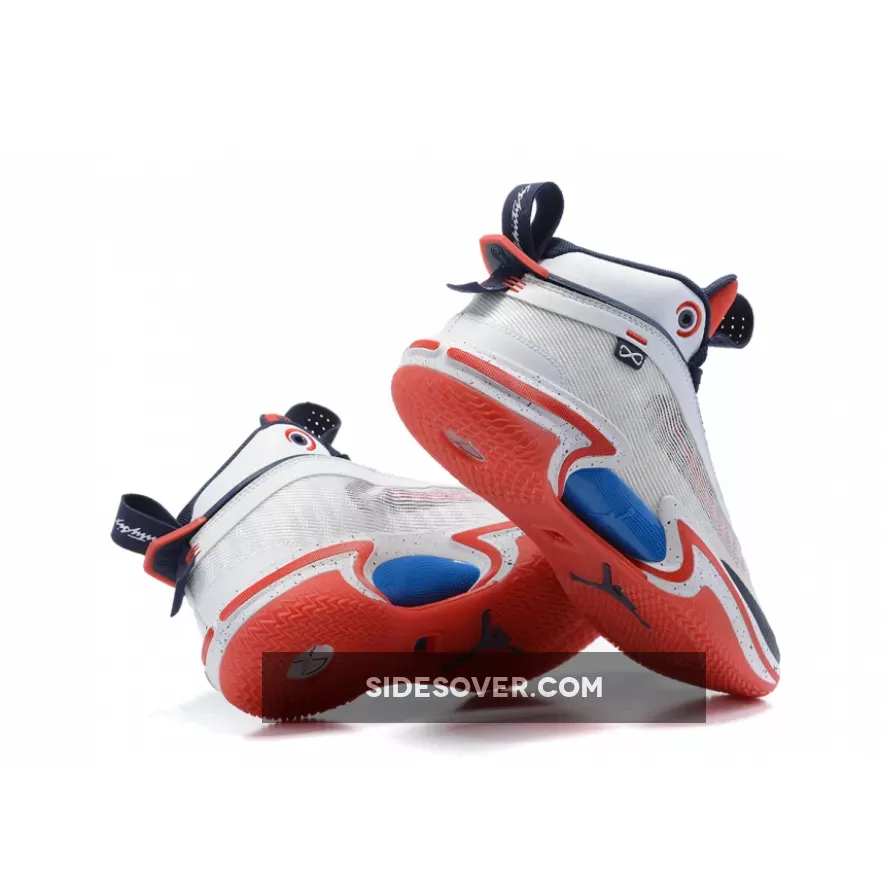 Air Jordan 36 White Red Blue Navy 1675865455 Restock