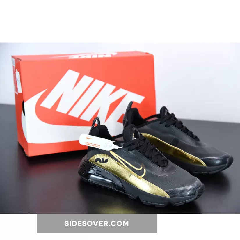 Nike Air Max 2090 Black Metallic Gold DC4120-001 For Sale