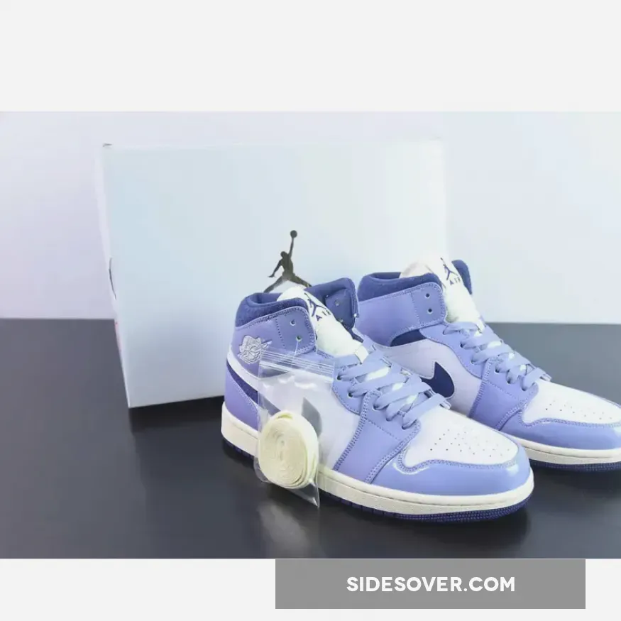 Air Jordan 1 Mid Sky J Purple/Barely Grape-Guava Ice