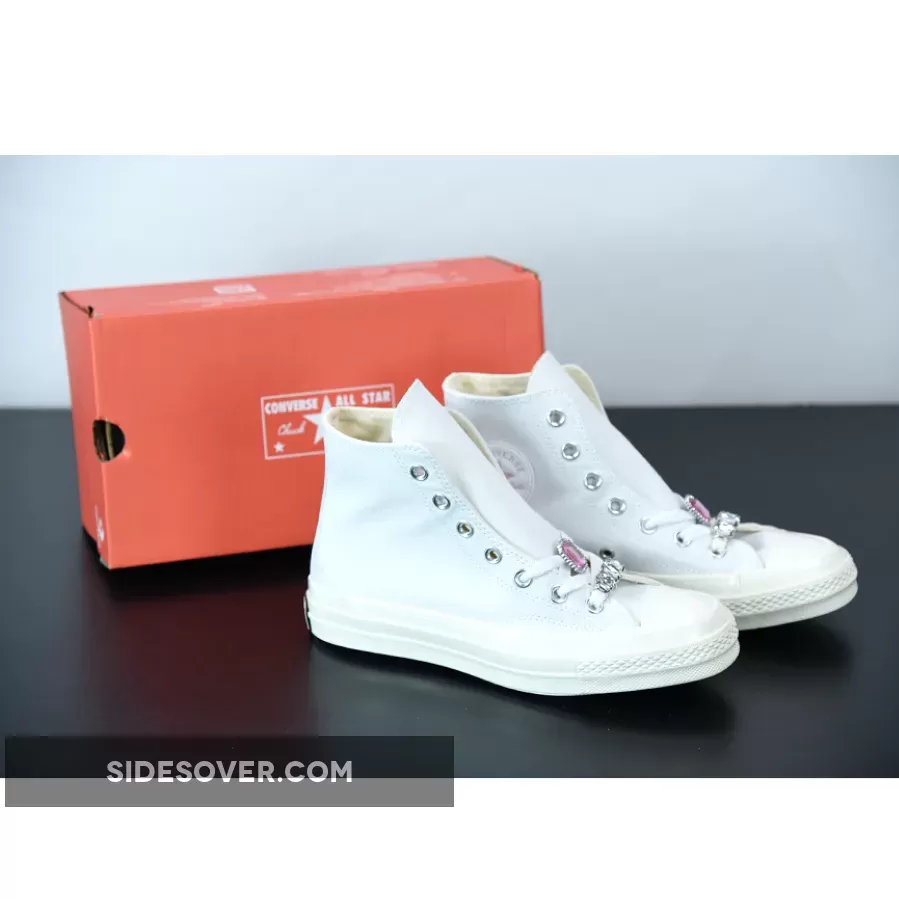 Converse Chuck 70 Hi Taylor White Pink 170621C Restock