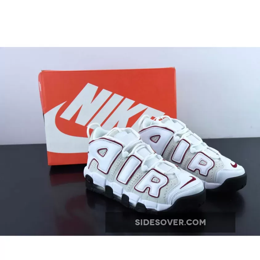 Nike Air More Uptempo Bulls White Team Red FB1380-100 New Releases