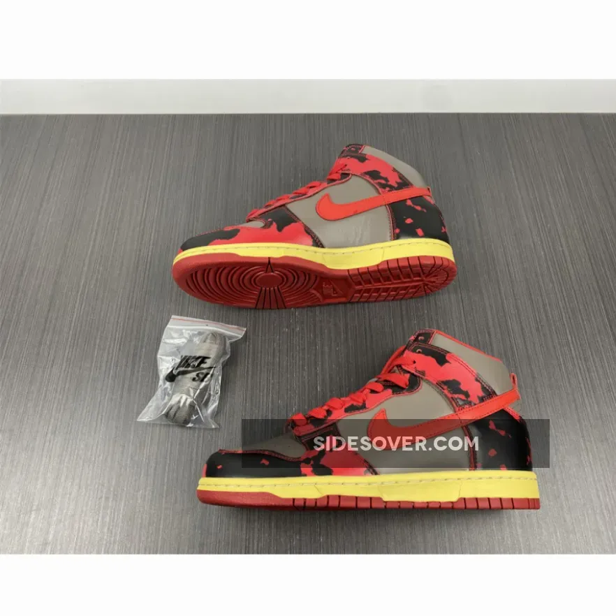 Nike Dunk High 1985 'Red Acid Wash' DD9404-600 / dunk high 1985 sp