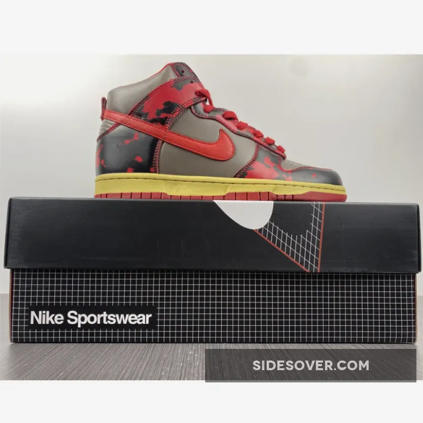 Nike Dunk High 1985 'Red Acid Wash' DD9404-600 / dunk high 1985 sp