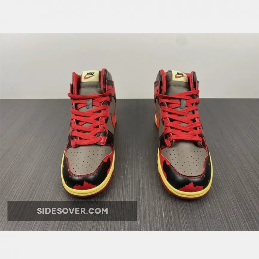 Nike Dunk High 1985 'Red Acid Wash' DD9404-600 / dunk high 1985 sp