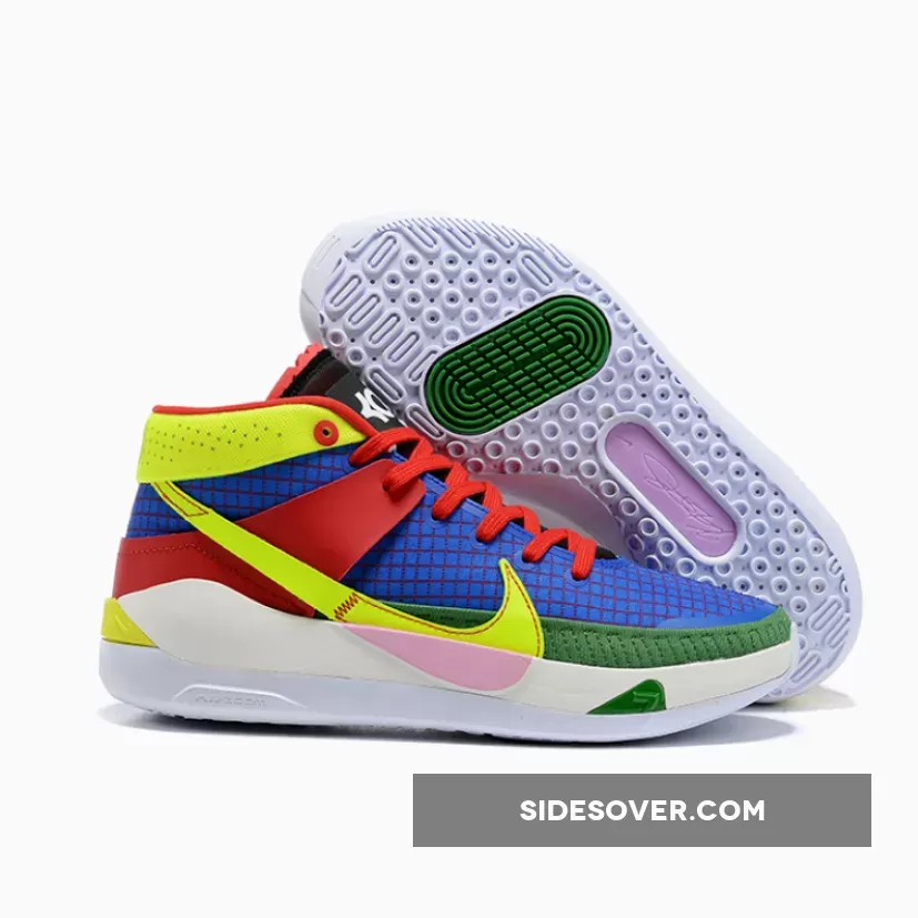 Nike KD 13 'NY vs NY' Blue Red Green Volt / green kd's