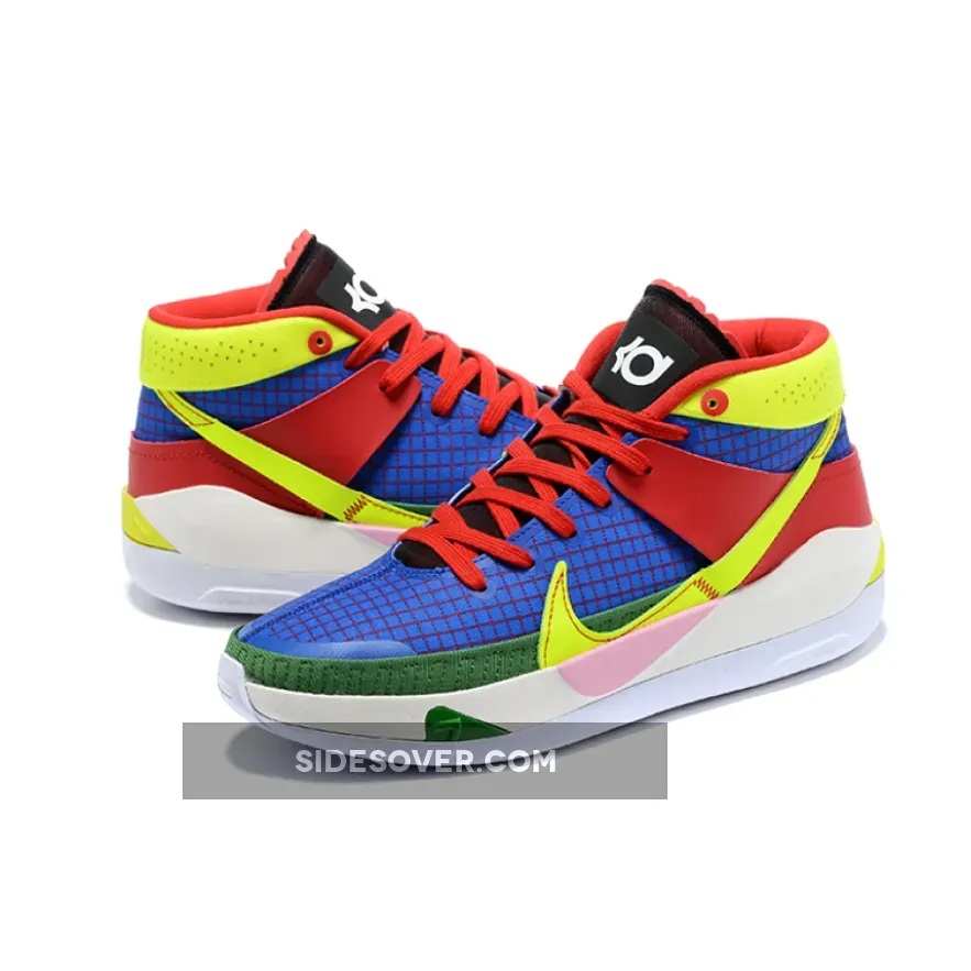 Nike KD 13 'NY vs NY' Blue Red Green Volt / green kd's