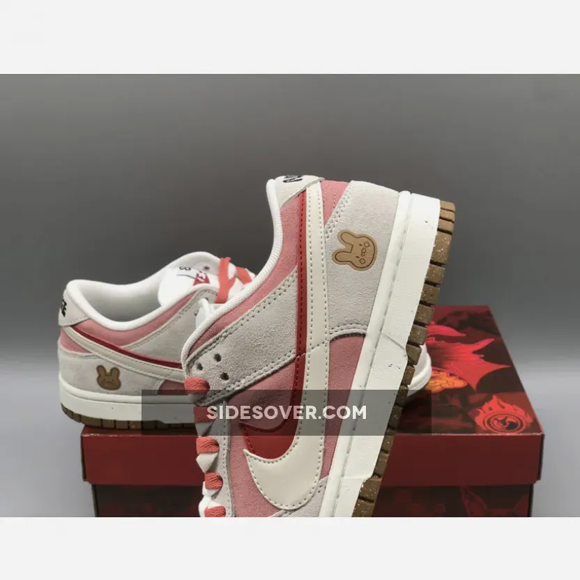 Custom Dunk Low Nike Dunk Low 'Year of the Rabbit' 85 Double Swooshes 1677224351