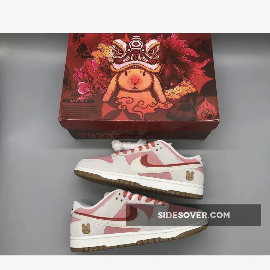Custom Dunk Low Nike Dunk Low 'Year of the Rabbit' 85 Double Swooshes 1677224351