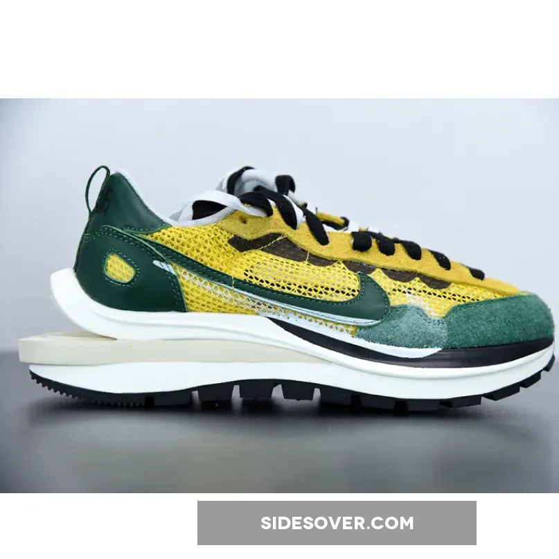 Sacai x Nike VaporWaffle Tour Yellow/Stadium Green-Sail / nike sacai green