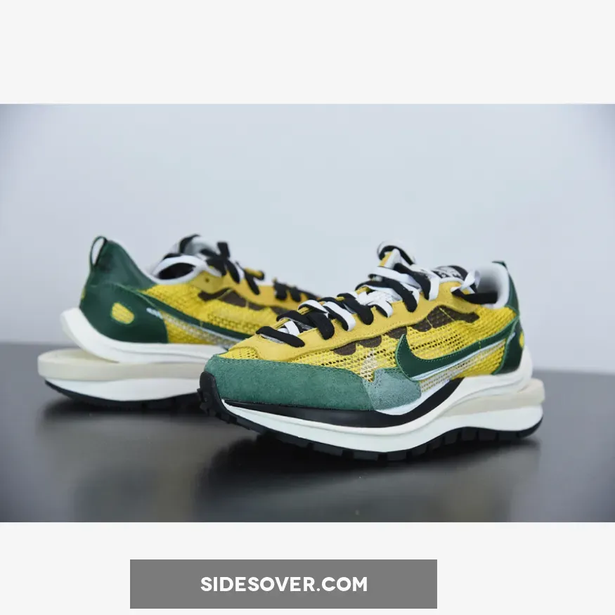 Sacai x Nike VaporWaffle Tour Yellow/Stadium Green-Sail / nike sacai green