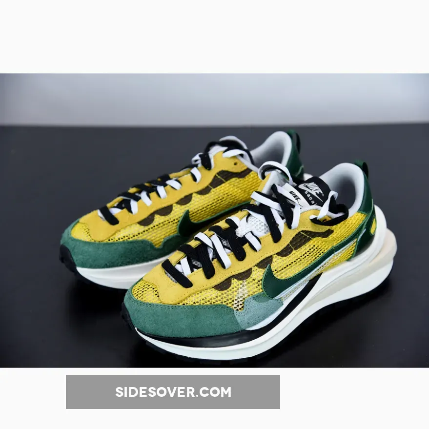 Sacai x Nike VaporWaffle Tour Yellow/Stadium Green-Sail / nike sacai green