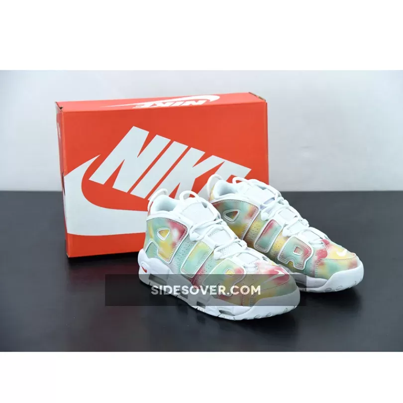 Nike Air More Uptempo "UK" Amarillo/Speed Red-Neptune Green-White AV3809-700