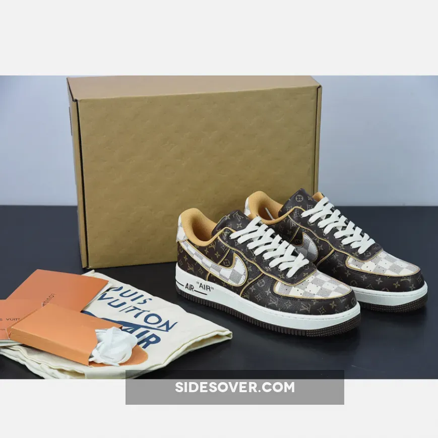 Air Force Brown And White - Nike Air Force 1 Brown White 1675865231