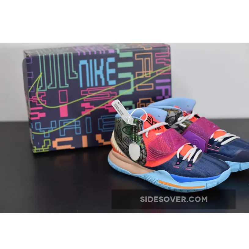 Kyrie 6 Preheat Nike Kyrie 6 Pre-Heat 'Heal The World' Midnight Navy/Black-Marine-Noir CN9839-403