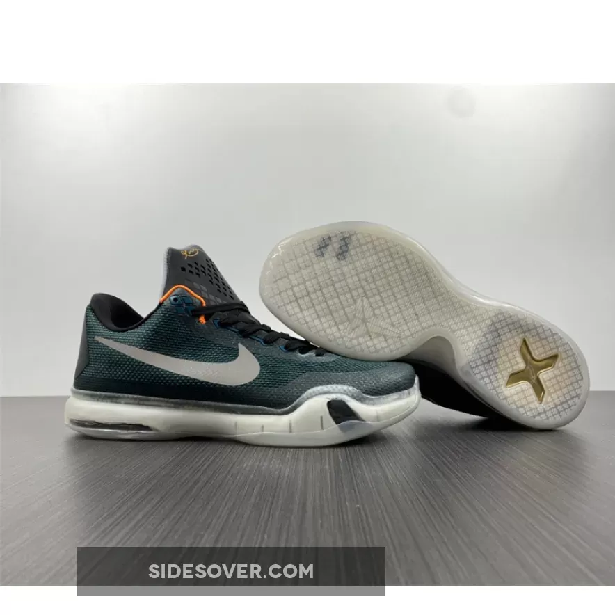 Nike Kobe 10 'Flight' Teal/Black-Bright Citrus - Kobe 10 Flight 705317-308