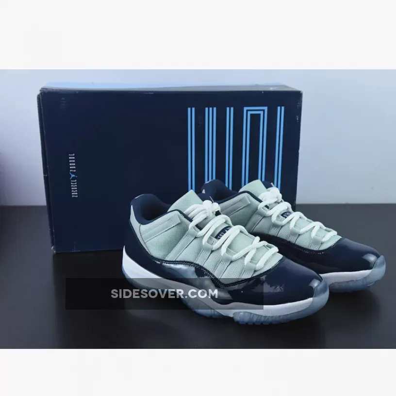 Air Jordan 11 Low 'Georgetown' Grey Mist/White-Midnight Navy / air jordan 11 low georgetown