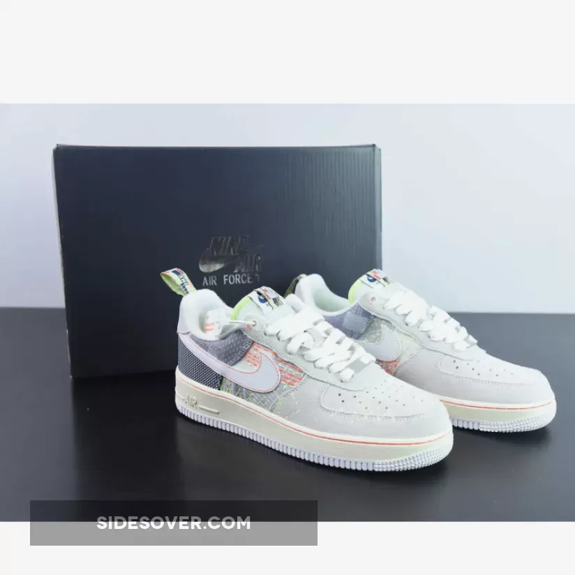Nike Air Force 1 Low "Sashiko" Navy Grey New Arrival FB1854-111