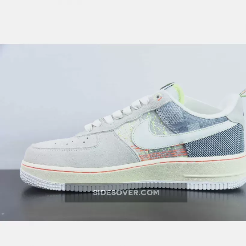 Nike Air Force 1 Low Sashiko Navy Grey New Arrival FB1854-111