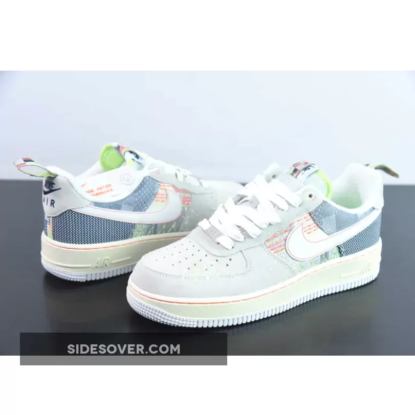 Nike Air Force 1 Low Sashiko Navy Grey New Arrival FB1854-111