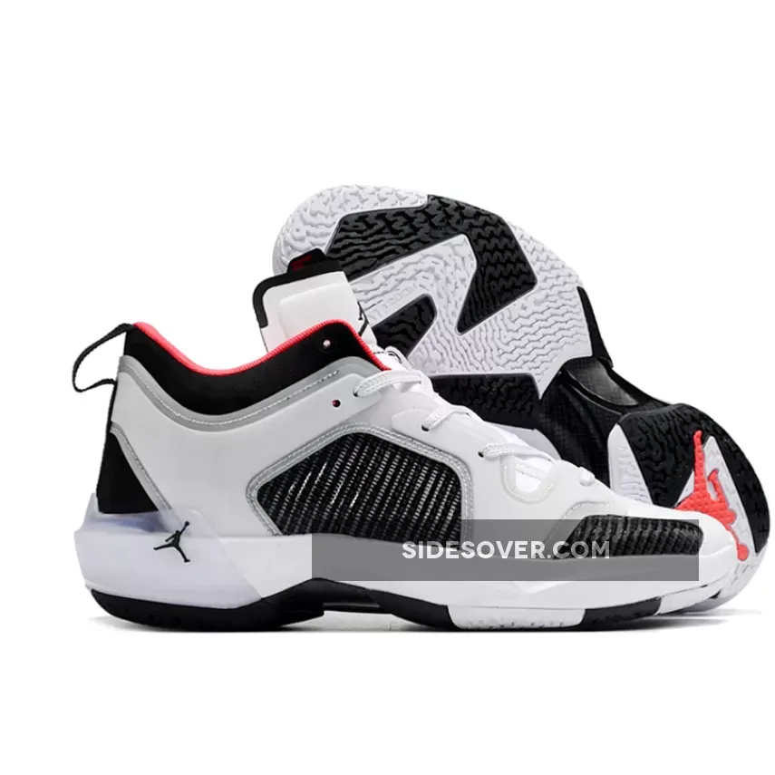 Air Jordan 37 Low White/Siren Red-Black