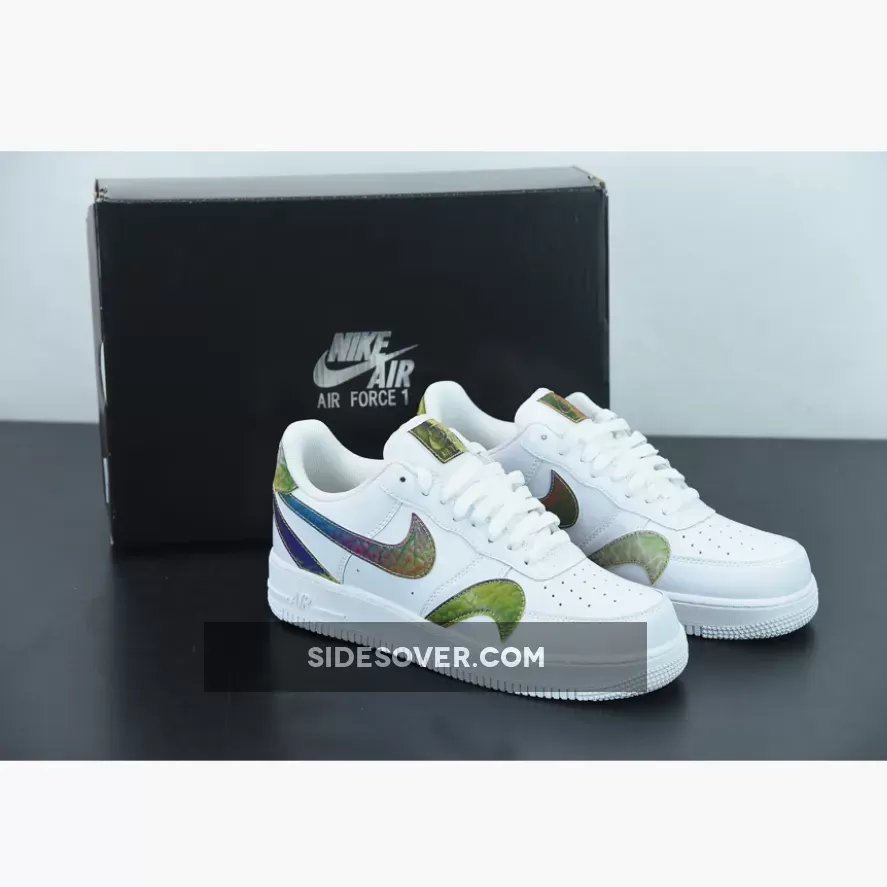 Nike Air Force 1 ‘Misplaced Swooshes’ White Multi-Color CK7214-101