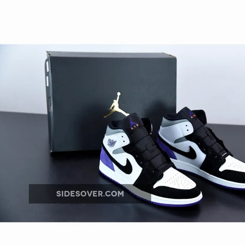 Jordan 1 Varsity Purple - Air Jordan 1 Mid SE Court Purple Suede 852542-105