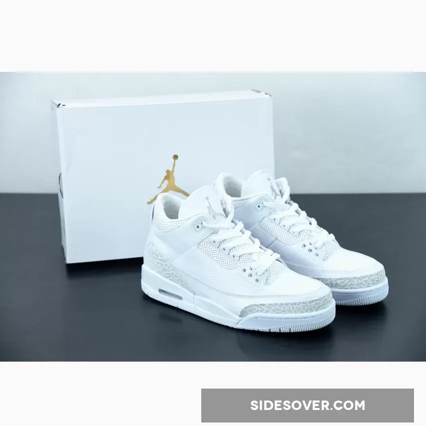 Air Jordan 3 Pure White (Triple White) | jordan retro 3 136064-111