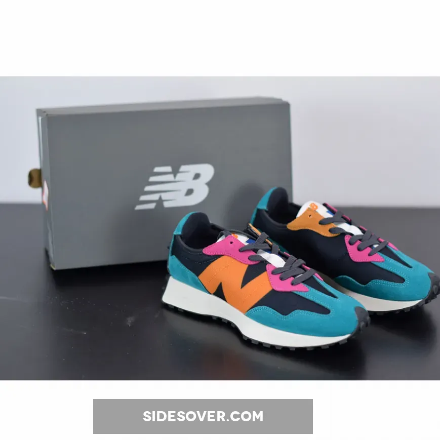 New Balance 327 Black Multi MS327PT Restock