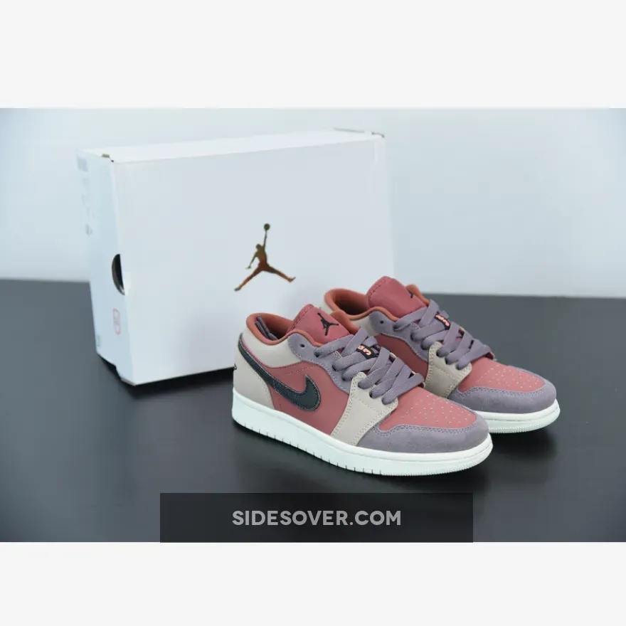 Rust Jordan 1 / Air Jordan 1 Low Canyon Rust/Black-Purple Smoke DC0774-602