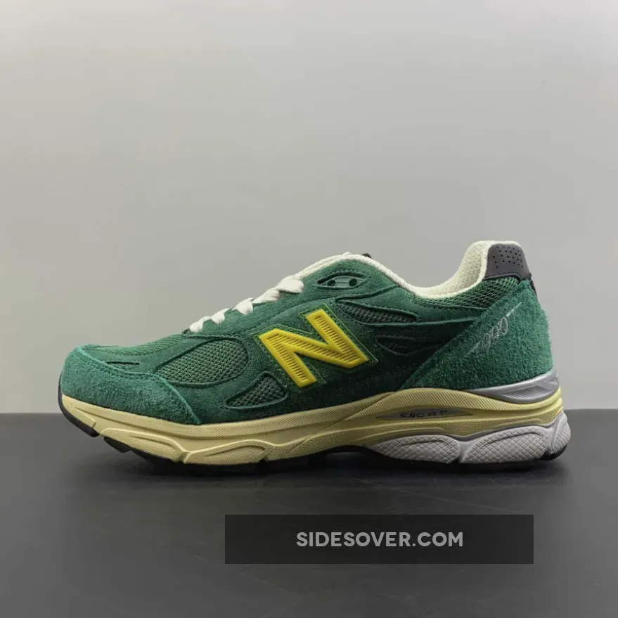 New Balance 990v3 Made in USA Green Yellow | NB 990V3 M990GG3