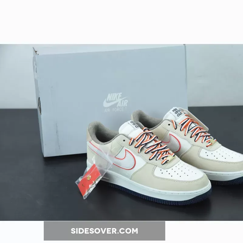 Nike Air Force 1 Low 'Athletic Club' Sail Orange Khaki | khaki af1