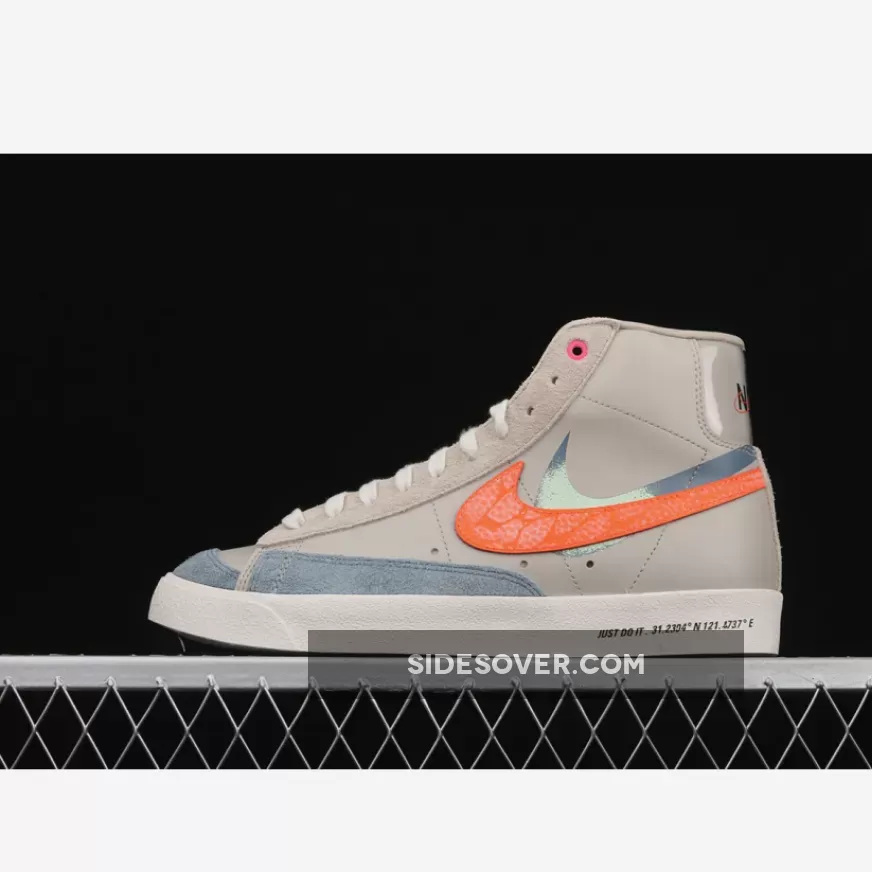 Nike Blazer Mid 77 Shanghai Pack Lime Green Orange DC3278-280 green and orange nike blazers