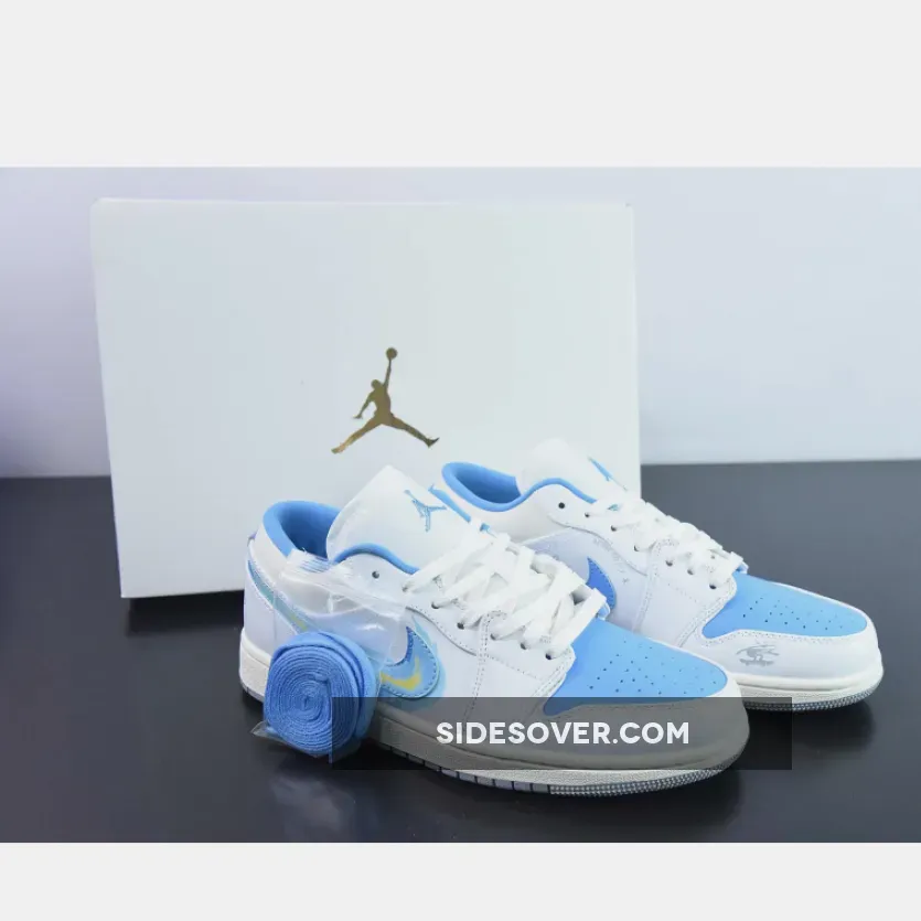 Air Jordan 1 Low "Born To Fly" Sail/University Blue