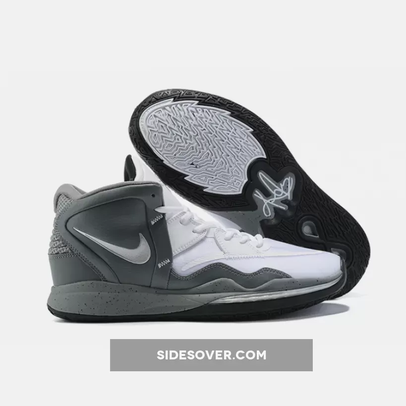 Nike Kyrie 8 White Wolf Gery