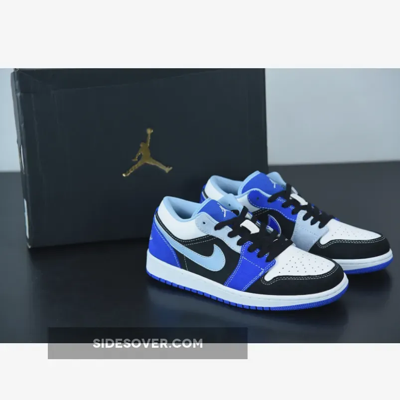 Restock Air Jordan 1 Low Blue Black White , Se DH0206-400