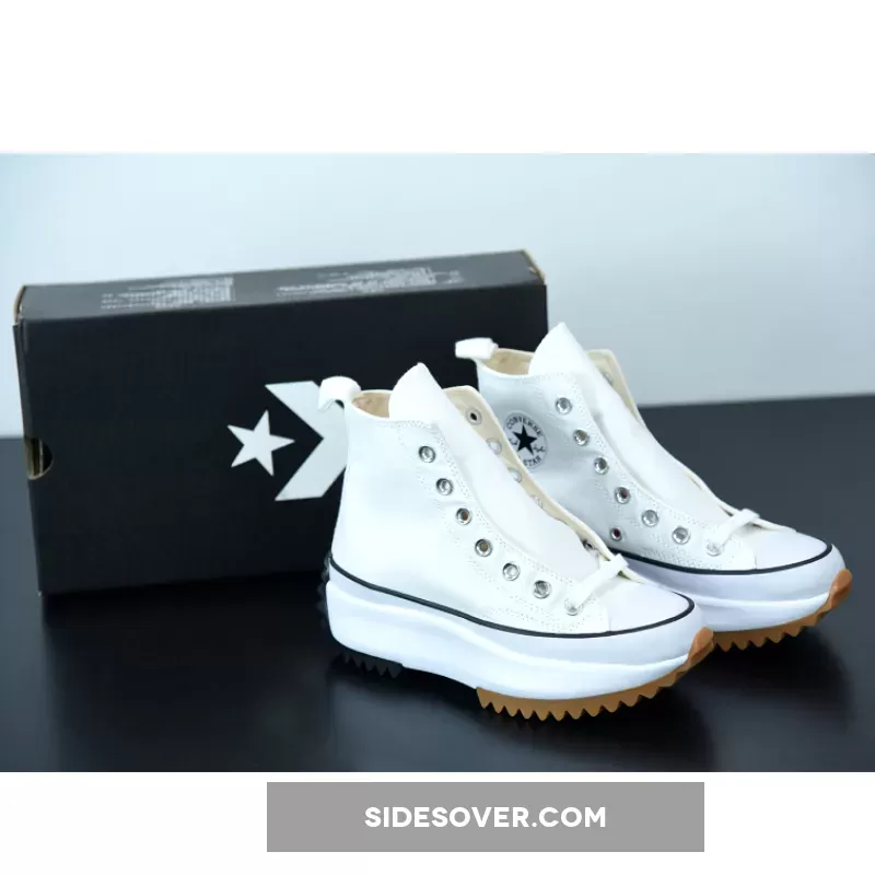 Hiker Converse / Converse Run Star Hike High White Black Gum 166799C