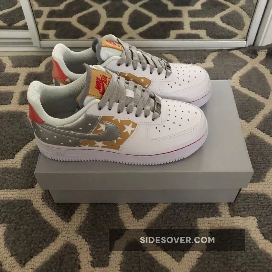 Nike Air Force 1 Low Stars and Polka Dots CT3437-100 / air force ones with stars