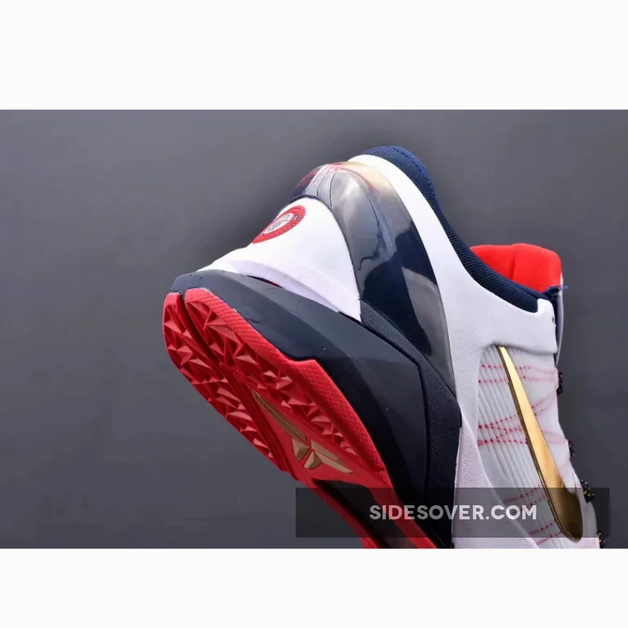 Nike Zoom Kobe 7 "Gold Medal" White/Obsidian-University Red-Metallic Gold, Kobe 7 Olympic 488371-104 Nike Zoom Kobe 7 "Gold Medal" White/Obsidian-University Red-Metallic Gold, Kobe 7 Olympic 488371-104