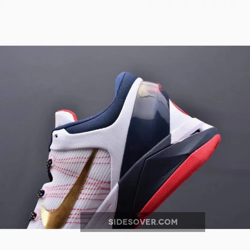 Nike Zoom Kobe 7 "Gold Medal" White/Obsidian-University Red-Metallic Gold, Kobe 7 Olympic 488371-104 Nike Zoom Kobe 7 "Gold Medal" White/Obsidian-University Red-Metallic Gold, Kobe 7 Olympic 488371-104