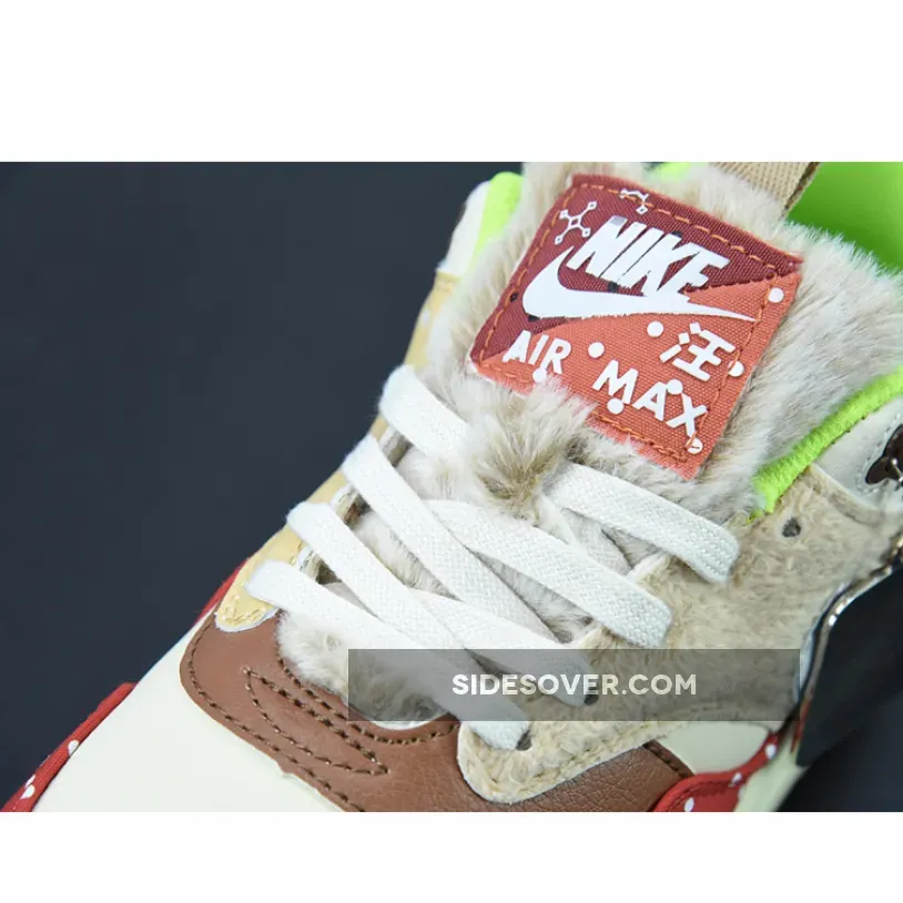 Nike Air Max 1 PRM 'Best Friend' Sail/Coconut Milk-Acid Orange DR2553-111 / nike air max 111