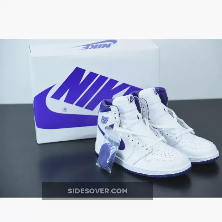 Air Jordan 1 High OG White/Court Purple CD0461-151