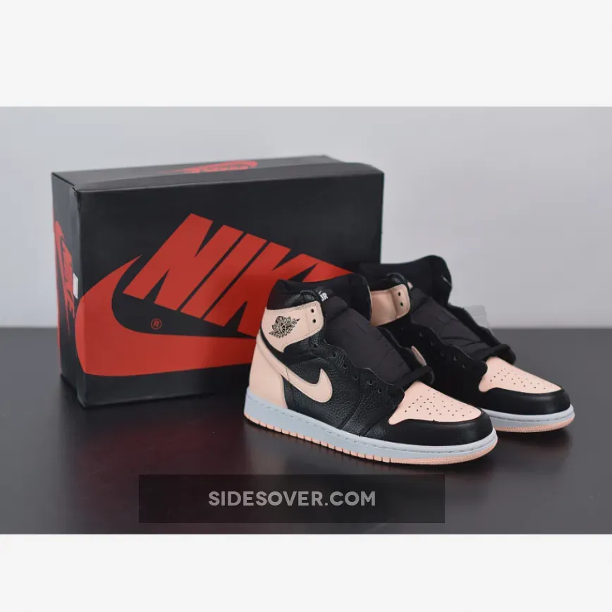 Jordan 1 Black Pink 555088-081 jordan 1 black crimson tint hyper pink