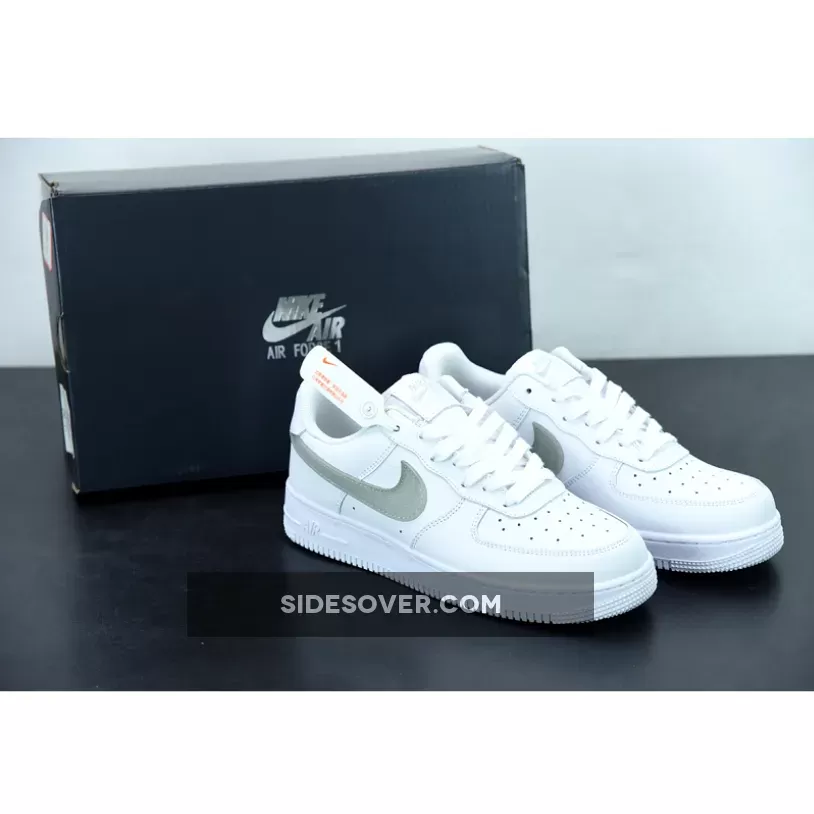 Nike Air Force 1 Low 'Glitter Swoosh' White Gold DH4407-101 / air force white and gold