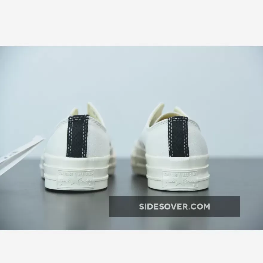 CDG x Converse Chuck Taylor All-Star 70 Ox 'Play' Milk/White-High Risk Red / chuck taylor all star hi milk