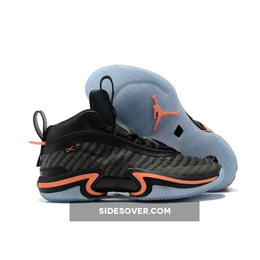 Air Jordan 36 Black Orange / jordan 36 all black