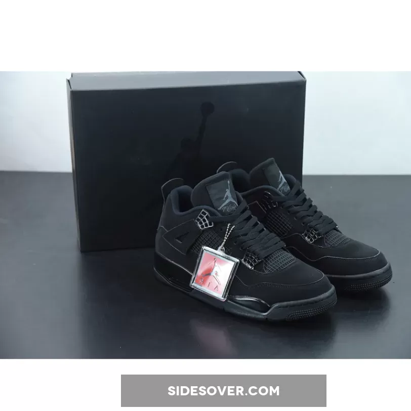 Air Jordan 4 Retro Cat BLACK/BLACK-LIGHT GRAPHITE AJ4 CU1110-010